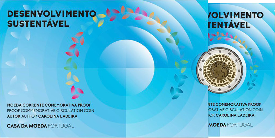 Portugal Développement durable - 2 euros commémo. BE 2025