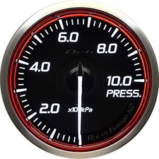 Nippon Seiki Defi Racer Gauge N2 Red 60 Pressure Gauge Df16803