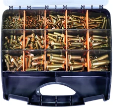 705 Pcs Metric Bolt and Nut Set - M6/M8/M10/M12 Class 8.8 Heavy Duty Hexagon Bol