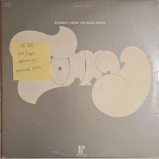 Various Tommy Excerpts From The Rock Opera Vinyl Record VG/VG SPC3339 1973
