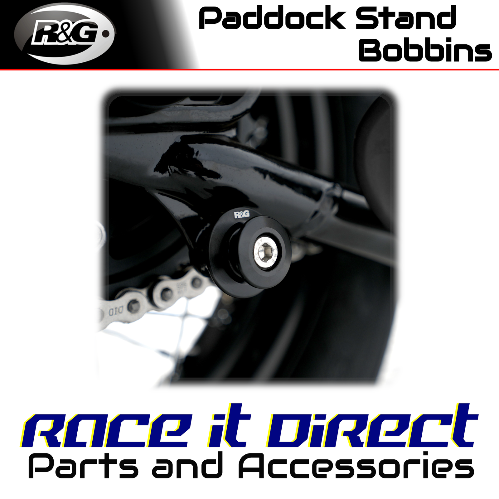 Paddock Stand Bobbins for Ducati ST4 All Years M8 Elevation R&G
