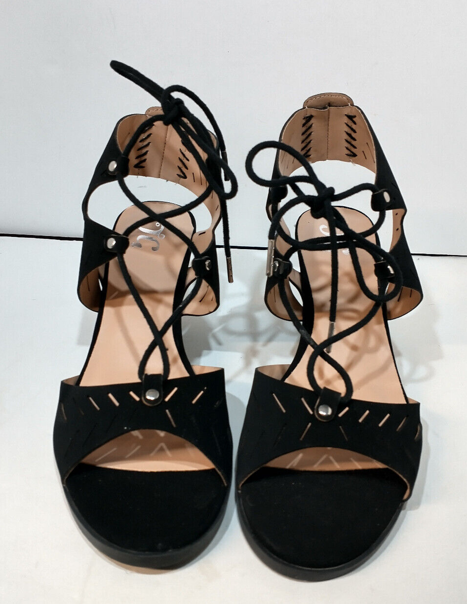 Journee Collection Women's Minny Wedge Sandals Ghillie Lace-Up