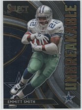 2020 Select Football UNBREAKABLE #U3 Emmitt Smith DALLAS COWBOYS insert 25