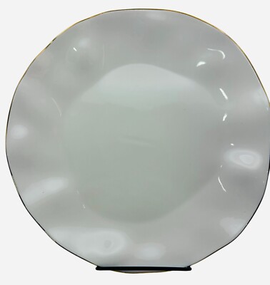 Lenox Blue Bay White 10  Dinner Plate Porcelain - 4 piece