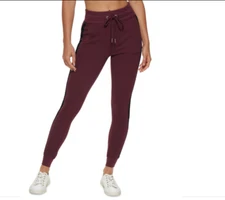 Calvin Klein Performance Logo Tape Thermal High Waisted Leggings Garnet PFGP6539