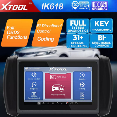 XTOOL IK618 Auslesegerät KFZ OBD2 Diagnosegerät IMMO Key Programming Alle System