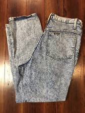 Sasson Acid Wash High Waist Tapered Leg Sz 22 Modern Basics Vtg Mom Retro Grand