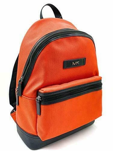 Michael Kors Kent Sport Bright Orange Nylon Large Backpack 37F9LKSB2C 398 FS
