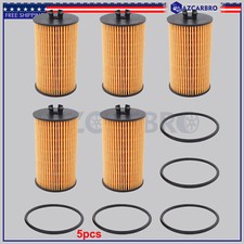 5pcs Oil Filter For 2017-2021 CHEVROLET COLORADO GMC CANYON 2008-09 SATURN ASTRA