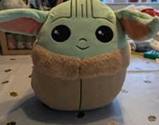 Squishmallows Star Wars Baby Yoda The Child 10” Plush Grogu Mandalorian Soft Toy