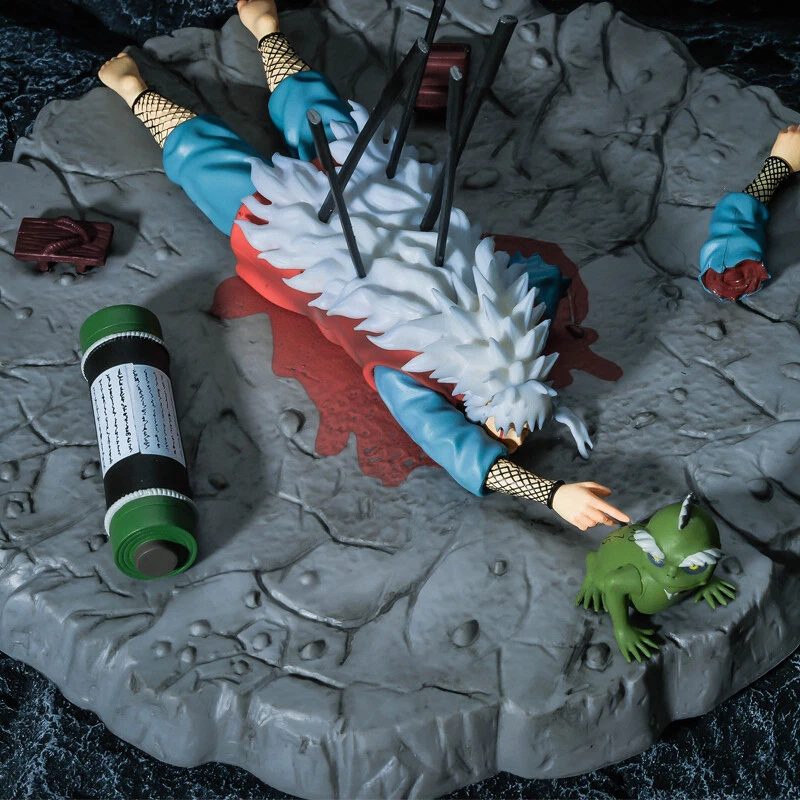 Jiraiya Pain Death Scene Toad Sage Model Statue Action Figure Figurine Naruto - Image 2 of 4