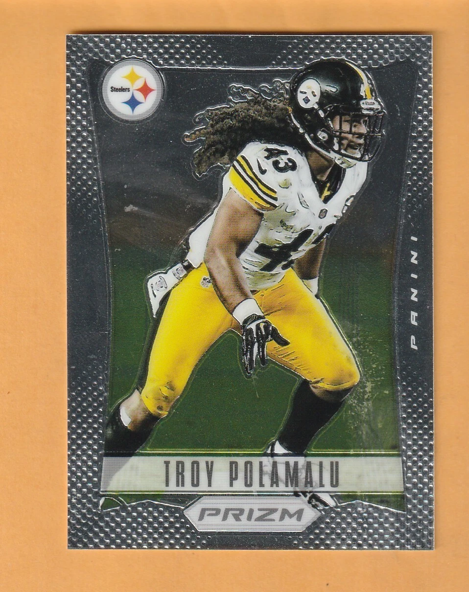Troy Polamalu Pittsburgh Steelers 2012 Panini Prizm #155 HOF USC Trojans