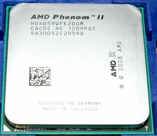 AMD Phenom II X2 B59 Processor 3.4 GHz HDXB59WFK2DGM Socket AM2+,AM3 533MHz - Image 2 of 4