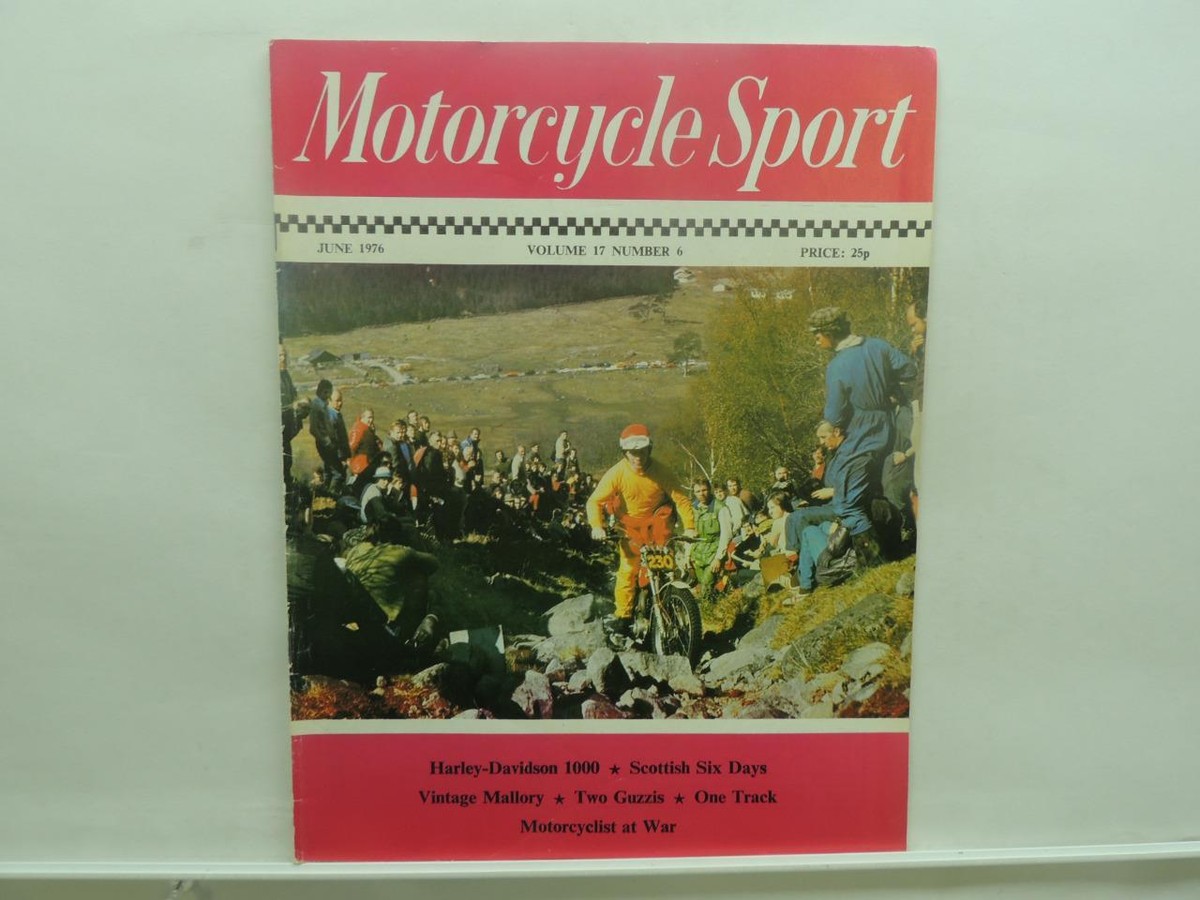 June 1976 Motorcycle Sport Magazine Harley-Davidson XL1000