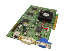 ATI RADEON 8500 64MB DDR SDRAM AGP VGA S-VIDEO AV-OUT NO SLOT BEZEL #GK9200