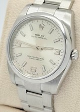 Rolex Oyster Perpetual 114200 34mm Silver Dial Stainless Steel 3