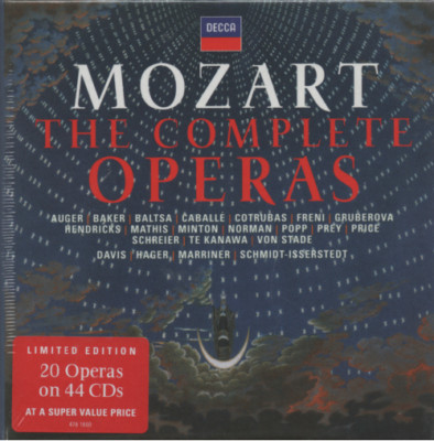 Mozart The complete Operas - Decca 44CD - neu/OVP