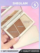 SHEGLAM Trio Hero Face Palette-Dough Contour Dual-Use Multi-Use Sculpt Powder