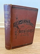 Antique 1880 Home And Health And Home Economics C. H. Fowler  