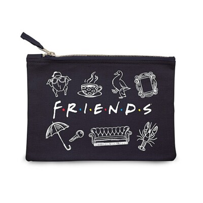 Original Friends TV Infografik Kosmetiktasche Schminkkoffer Handtasche Reisetasche
