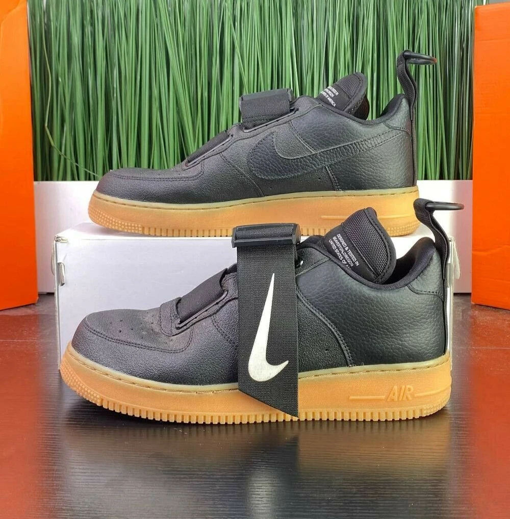 Nike Air Force 1 Low Utility Black White  Nike shoes air force, Nike air  shoes, White nike shoes