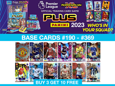 Panini Adrenalyn XL Plus 2023 Premier League Karten 22/23 Base Cards #190-#369