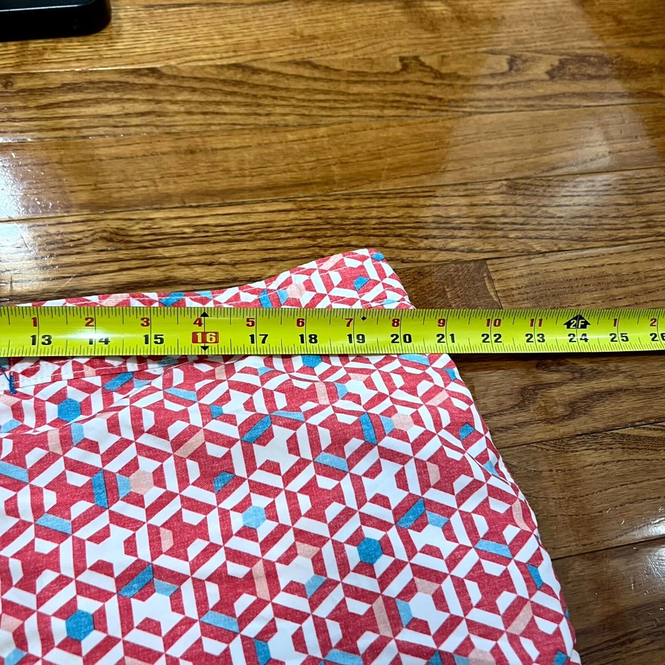 Tommy Bahama Bañador Hombres 2XL XXL Rosa Malla Geométrica Forrada Bolsillos Traje de Baño Foto 3 de 4