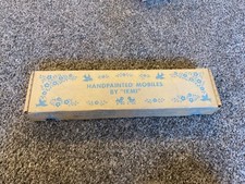 Vintage Hand Painted Mobile By Irmi  Angels  appears complete in box- music work