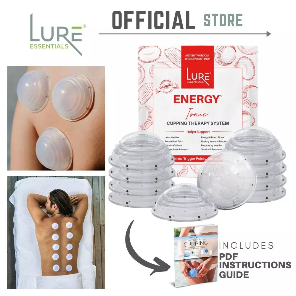 Energy Cupping Therapy Sets Trigger Points, Joints, Arthritis, Plantar  Fasciitis