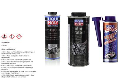 Original LIQUI MOLY Pro-Line Motorspülung MotorProtect und Speed Tec Benzin