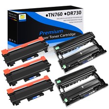TN760 Toner DR730 Drum Unit for Brother MFC-L2750DW XL HL-L2395DW HL-L2350DW