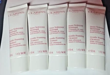 5-PACK Clarins Gentle Foaming Cleanser with Cottonseed, 1.4 oz each -  SEALED