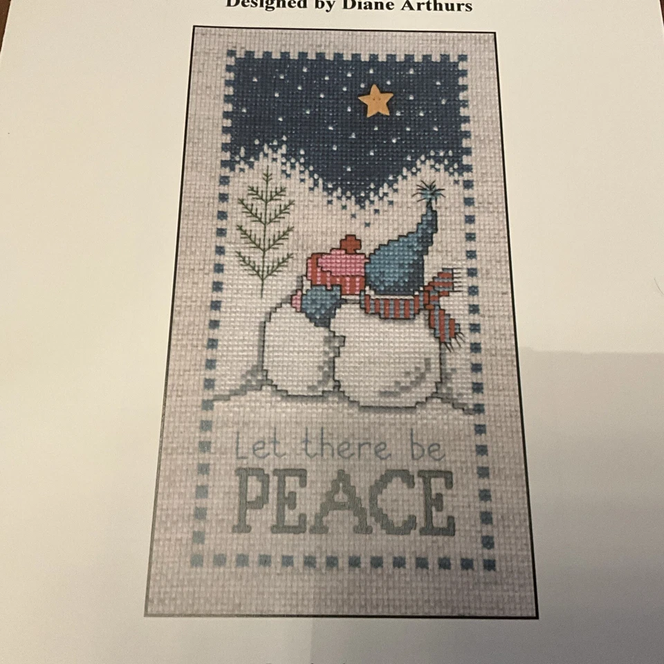 Imaginating Cross Stitch Pattern Booklet Let There Be Peace Diane Arthurs - Image 2 of 3