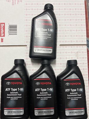  4Quart ATF Genuine Toyota T-IV Automatic Transmission Fluid Oil For Lexus Scion