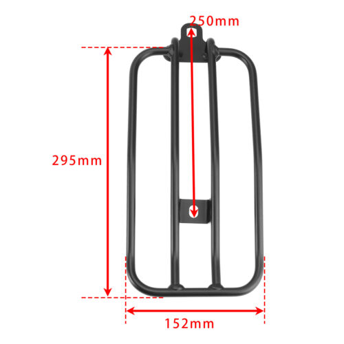 SOLO REAR RACK BLACK FIT FOR KAWASAKI ELIMINATOR 500 2024-ONWARDS CARRIER E2 - Picture 2 of 8