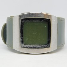 Quiksilver MOVER M028DR Silver Tone Case Quartz Digital Men's Watch New Battery