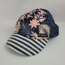 Roxy Hat Snapback Youth Baseball Cap Striped Floral Tropical H009
