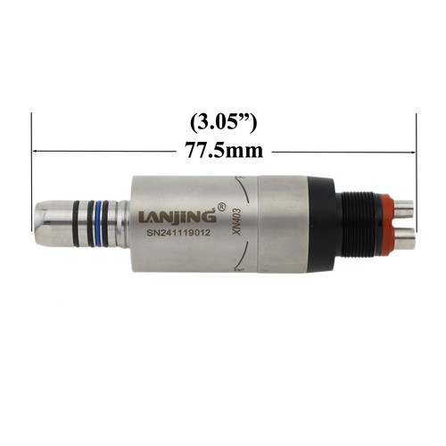LANJING Dental Slow Speed Air Motor 4 Hole Mini Shorter Internal Water AM-20 - Picture 2 of 20