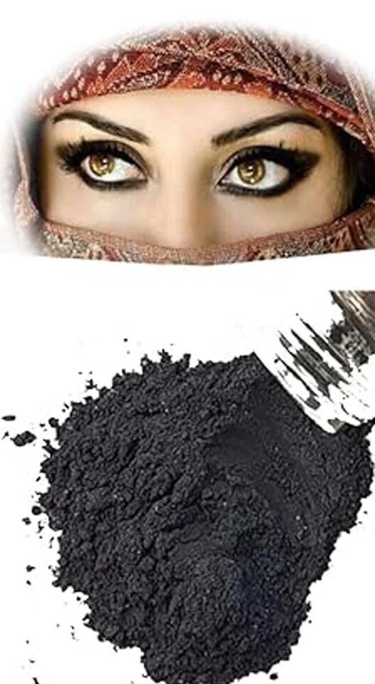 4X Pcs Black Eyeliner kajal Kohl surma india Kohla Traditional Arabic كحلة هاشمي - Image 4 of 4