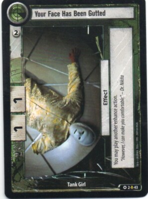 Fight Klub CCG - Two - Your Face Has Been Gutted #43 Rare