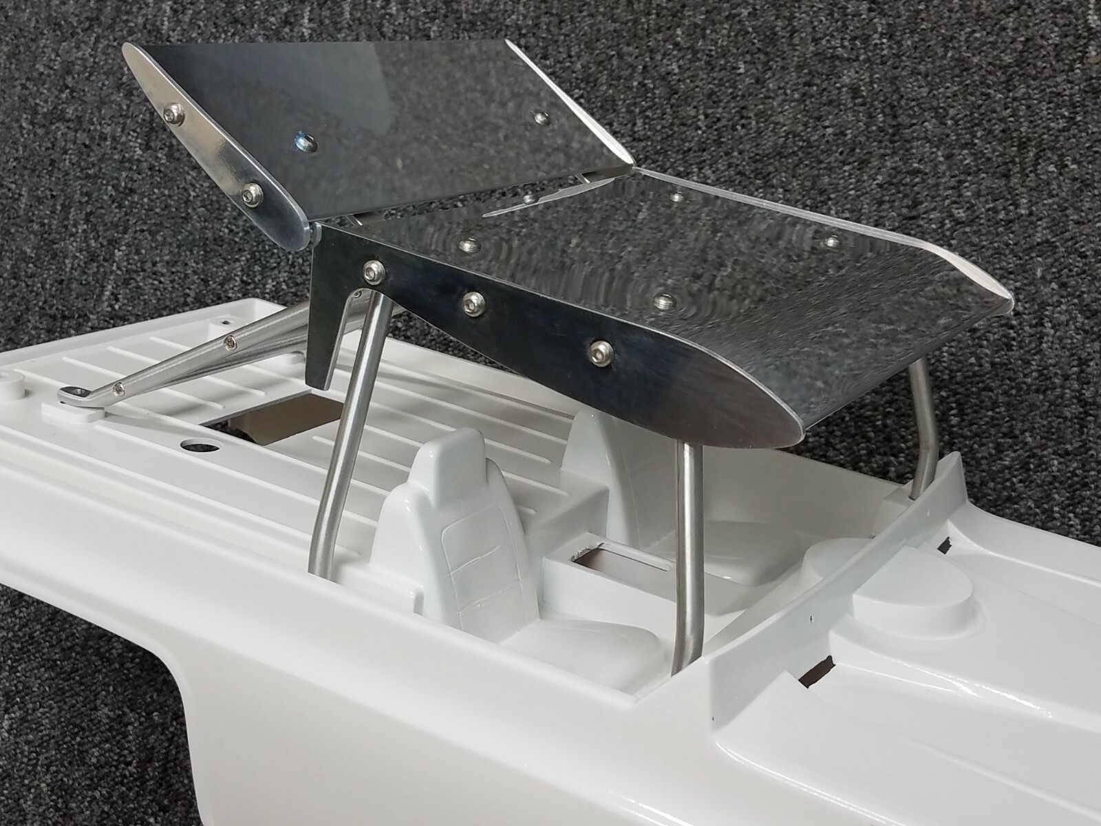 Custom Made New Aluminum Roll Cage Spoiler Roof Tamiya 1/10 R/C Blazing Blazer
