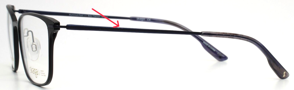 New SKAGA SK-2137 002 Matte Black DYKARE Eyeglasses 55/17/150 SKAGA SK2137 Dykare 002 Black Mens Rectangle Eyeglasses 55  main image 2