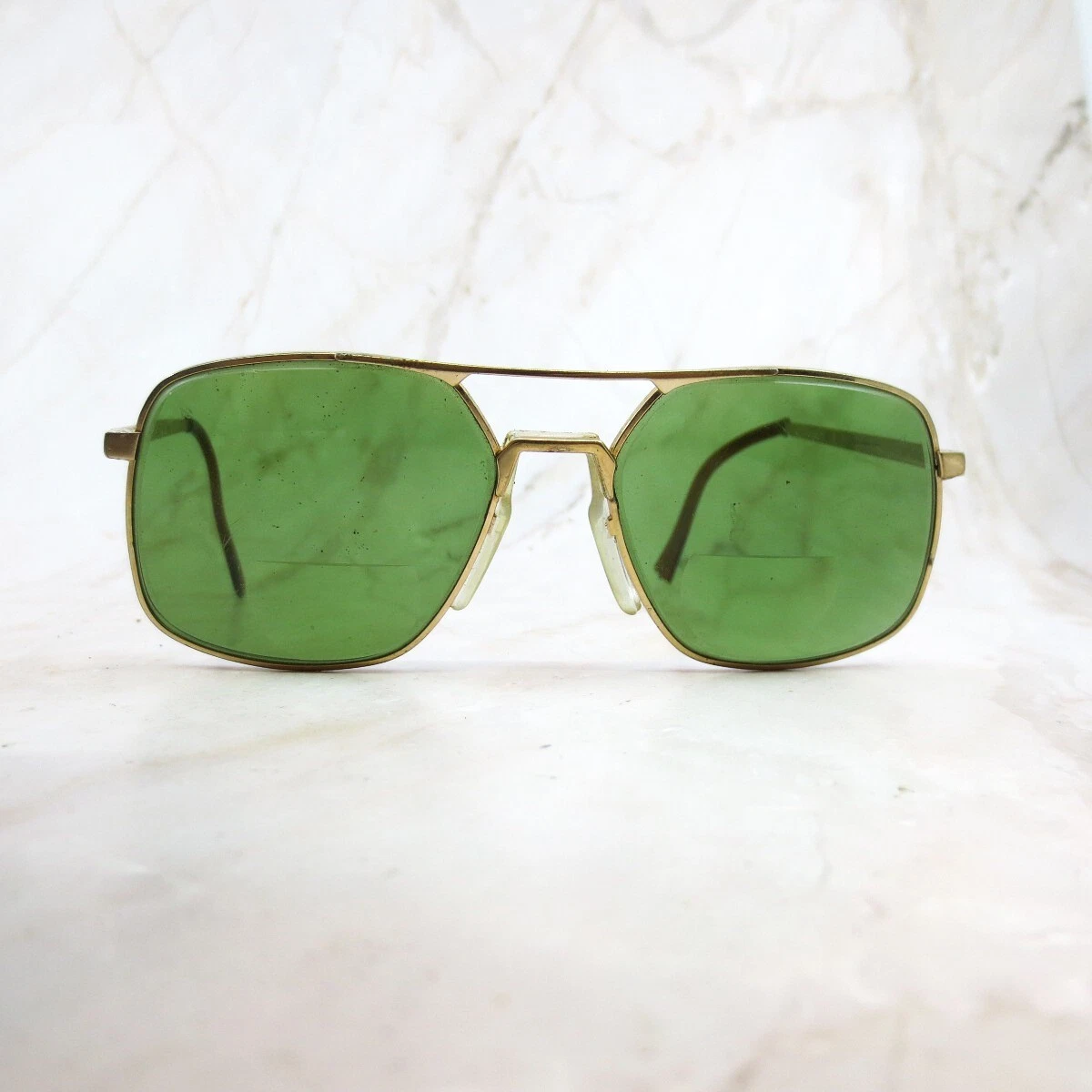 小物 80s Vintage Citizen Eyawear Green Lens Vintage Citizen Quartz Watch 1976 | Green Sunburst Dial | Day Date