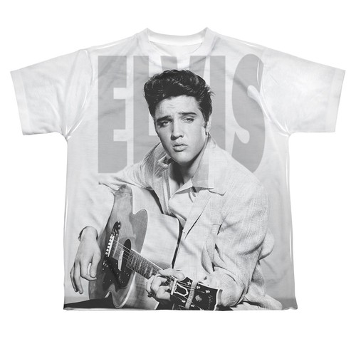 ELVIS PRESLEY PLAY ME A SONG Front Print Kids Boys Girls Tee Shirt SM-XL 