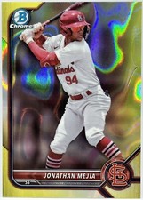 2022 Bowman Chrome Jonathan Mejia /75 St. Louis Cardinals