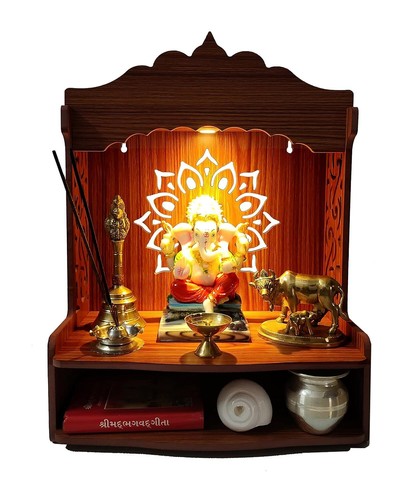 Beautiful Wooden Pooja Mandir For Home And Office