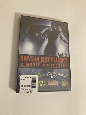 Drive-In Cult Classics Volume 2 : 8 Movie Collection DVD 4-Disc Set (NEW/SEALED)