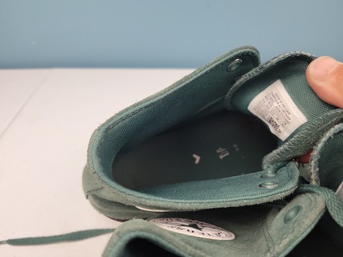 Converse All Star High Top Leather Green High Top Skateboarding Shoes - 171465C - Picture 11 of 12