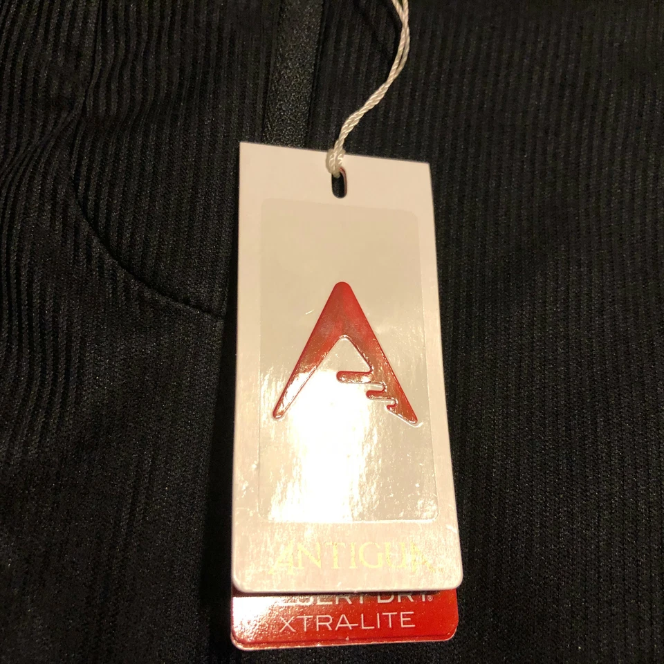 Mens M Arizona Diamonbacks MLB Antigua Black 1/2 Zip Desert Dry pullover jacket - Image 2 of 4