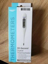 EQUATE 47354 30 Second Digital Thermometer. Brand New. Free Shipping.